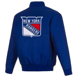 New York Rangers Poly-Twill Jacket (P03roy)